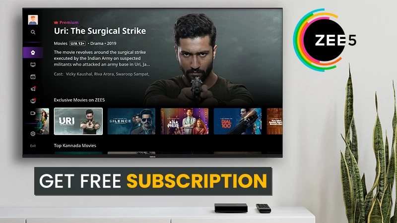 Zee5 Get Free Subscription