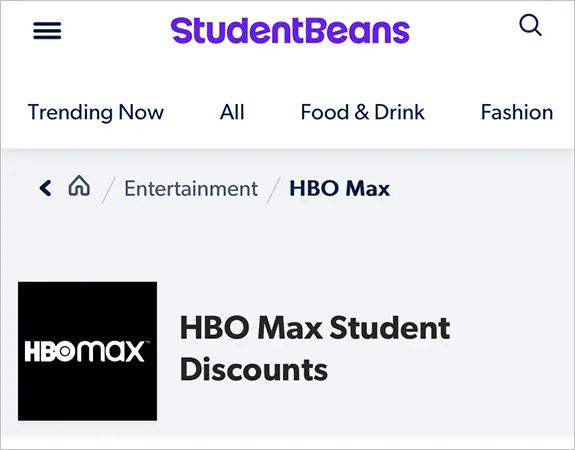 Discount on Student Beans