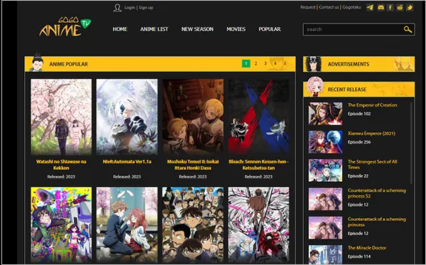 gogo-anime website