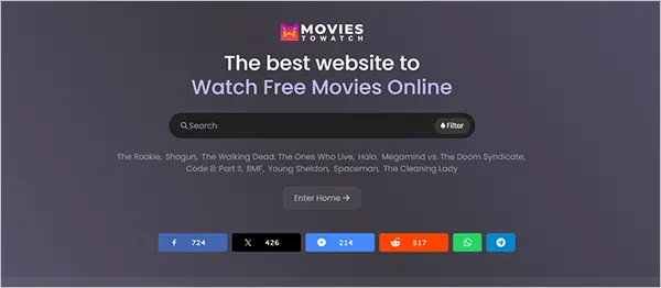 Moviestowatch Website